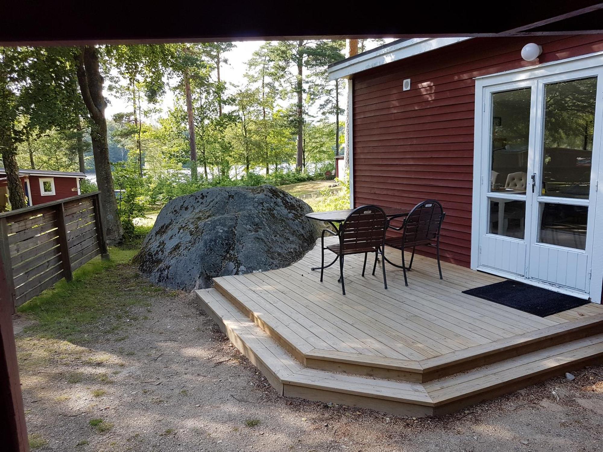 Langasjoenaes Camping & Stugby Карлсхамн Экстерьер фото