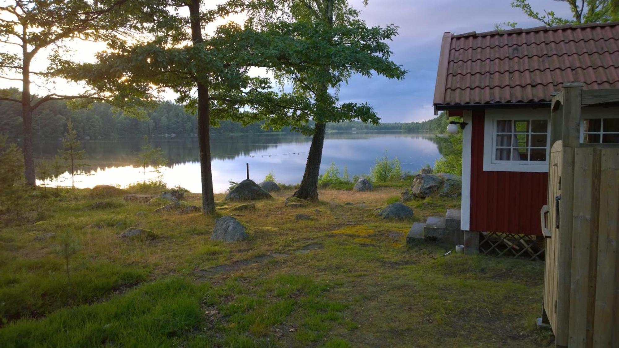 Langasjoenaes Camping & Stugby Карлсхамн Экстерьер фото
